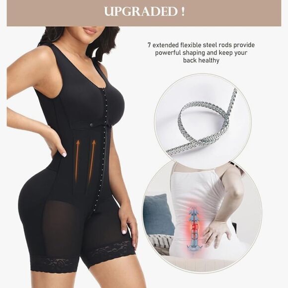 Fajas Colombiana Shapewear Tummy Control Post Surgery Compression Postpa… - Picture 4 of 16